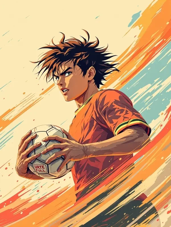 《燃羽战线》动漫封面，热血战斗，热血、竞技、成长