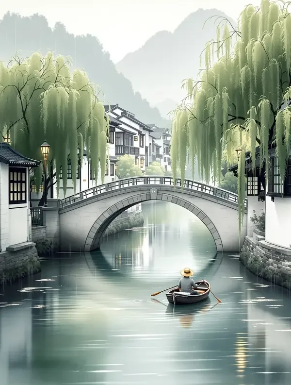 《灯下江南》番剧封面 · 国创精选 《灯下江南》动漫封面,国创精选,国创、悬疑、古风